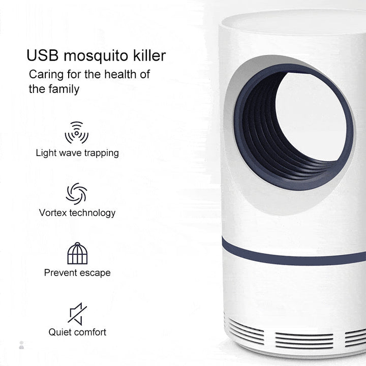 USB bug zapper, compact and non-toxic for indoor and outdoor mosquito elimination