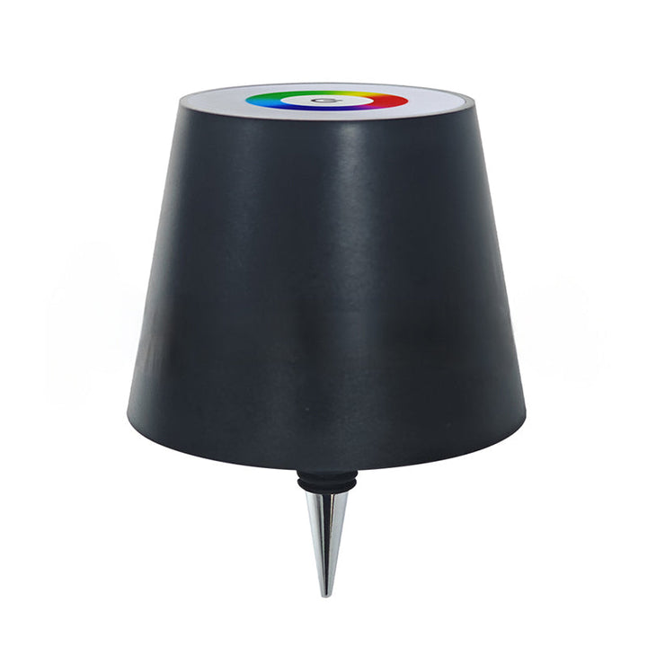 Versatile cordless bottle lamp, ideal for indoor or outdoor use, USB rechargeable