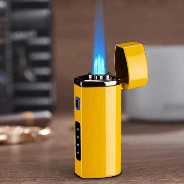 Durable USB rechargeable electric lighter, essential windproof outdoor gear for camping & survival.