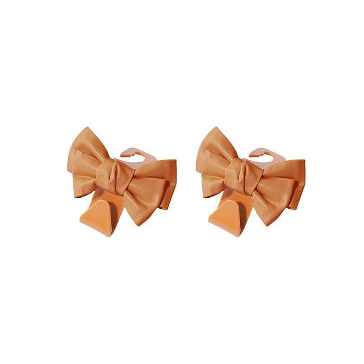 Car seat back hooks with cute bowknot design, functional auto interior organizers