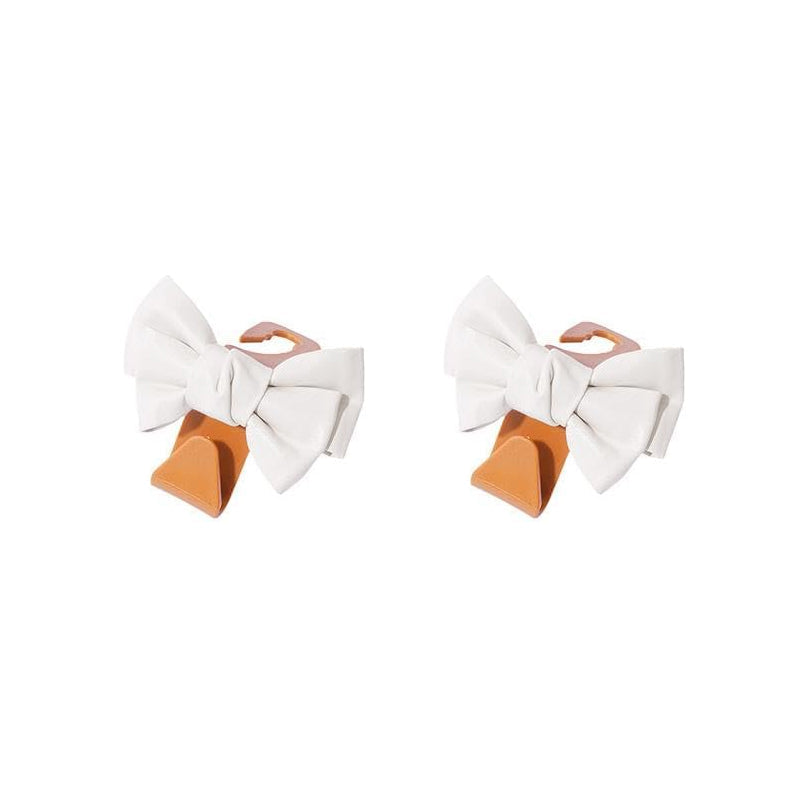 High-quality bowknot car seat back hooks, a must-have for vehicle tidiness