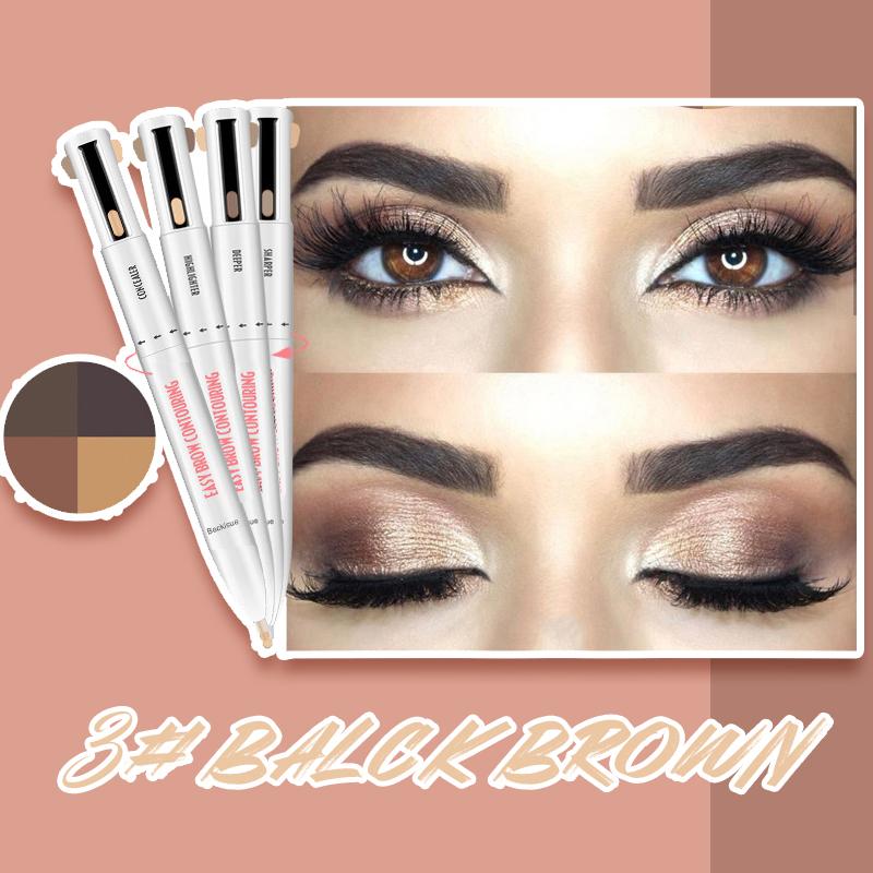 Essential beauty tool: 4-in-1 eyebrow contour & highlight pen for perfect brows