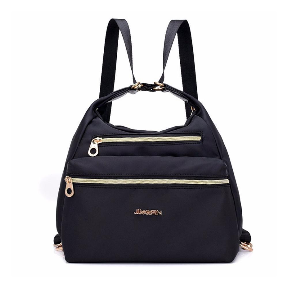 Women's everyday anti-theft backpack with adjustable shoulder straps.