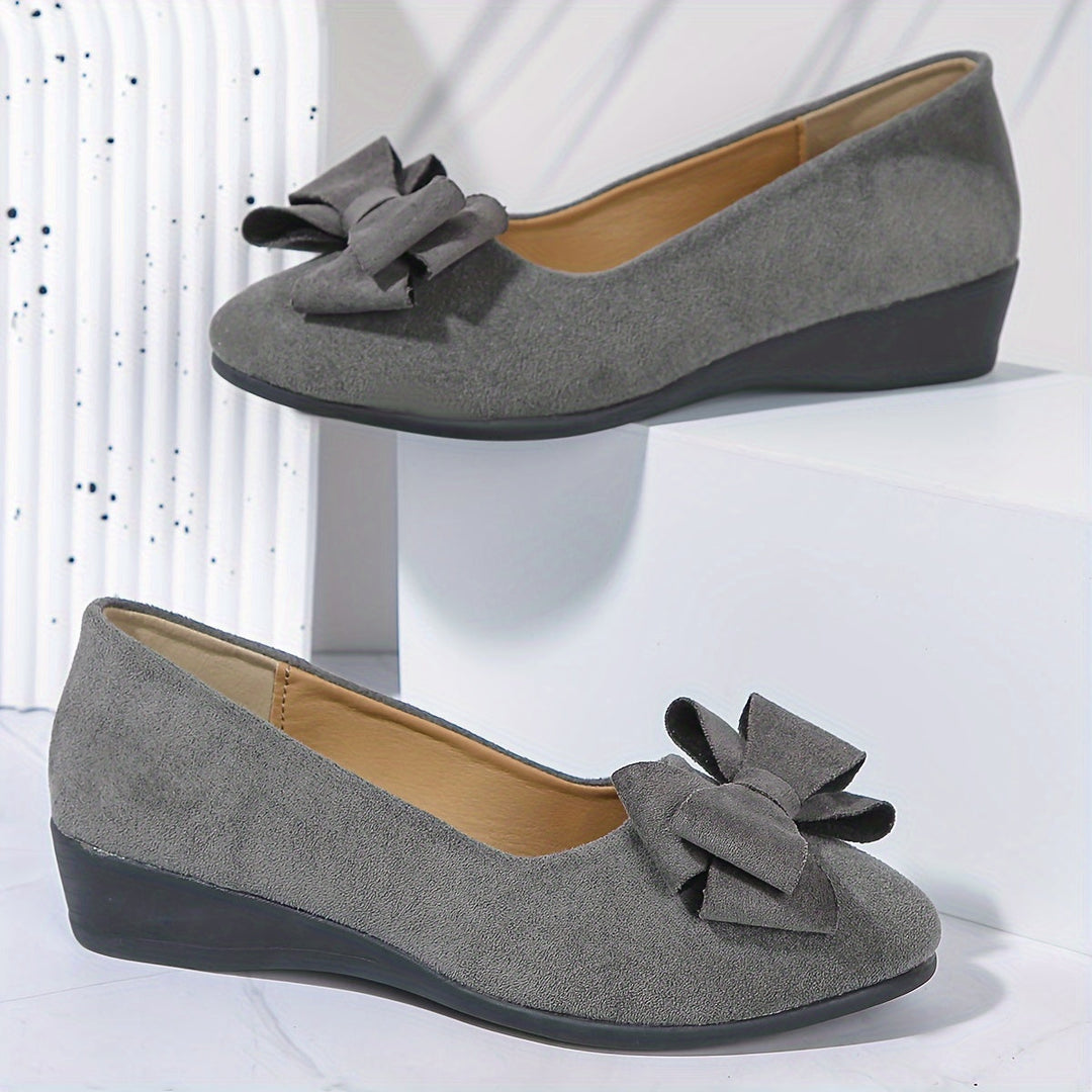 Brown stylish orthopedic daily wear flats for women, arch support.