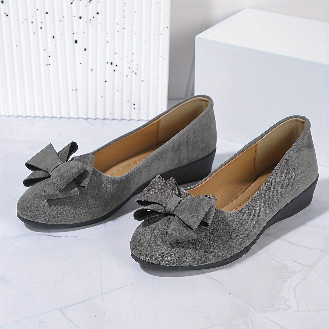 Blue orthopedic daily wear flats for women, elegant arch support.