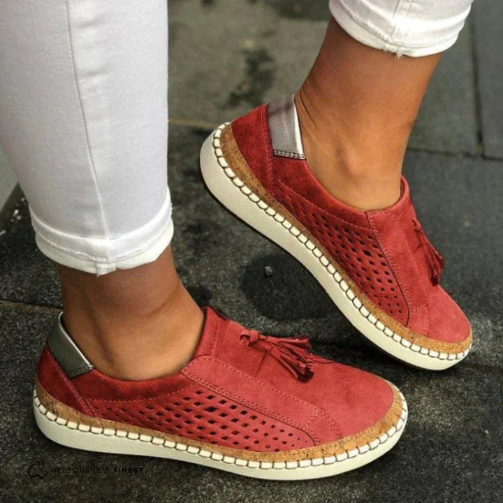 Comfortable women's slip-on loafers, ideal for casual footwear & versatile everyday wear.