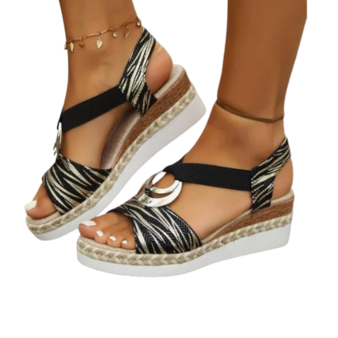 Ladies' orthopedic sandals offering foot pain relief & arch support for comfortable all-day wear.