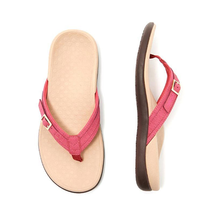 Everyday women's slippers, stylish PU flip flops offering all-day comfort.