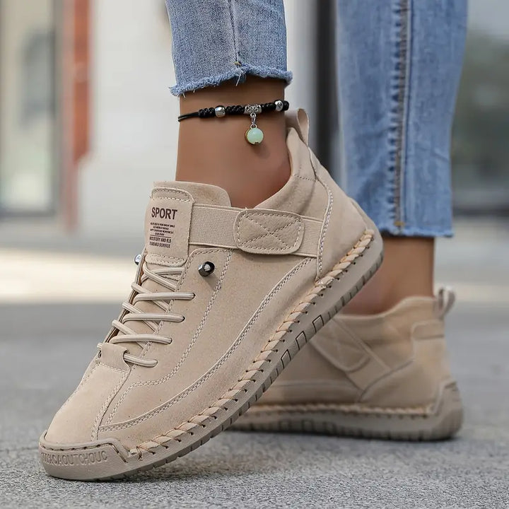 Trendy women's slip-on sneakers for casual everyday wear, offering easy on/off and support.