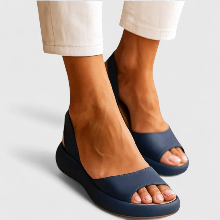 Comfortable walking sandals for women, offering orthopedic arch support & relief.