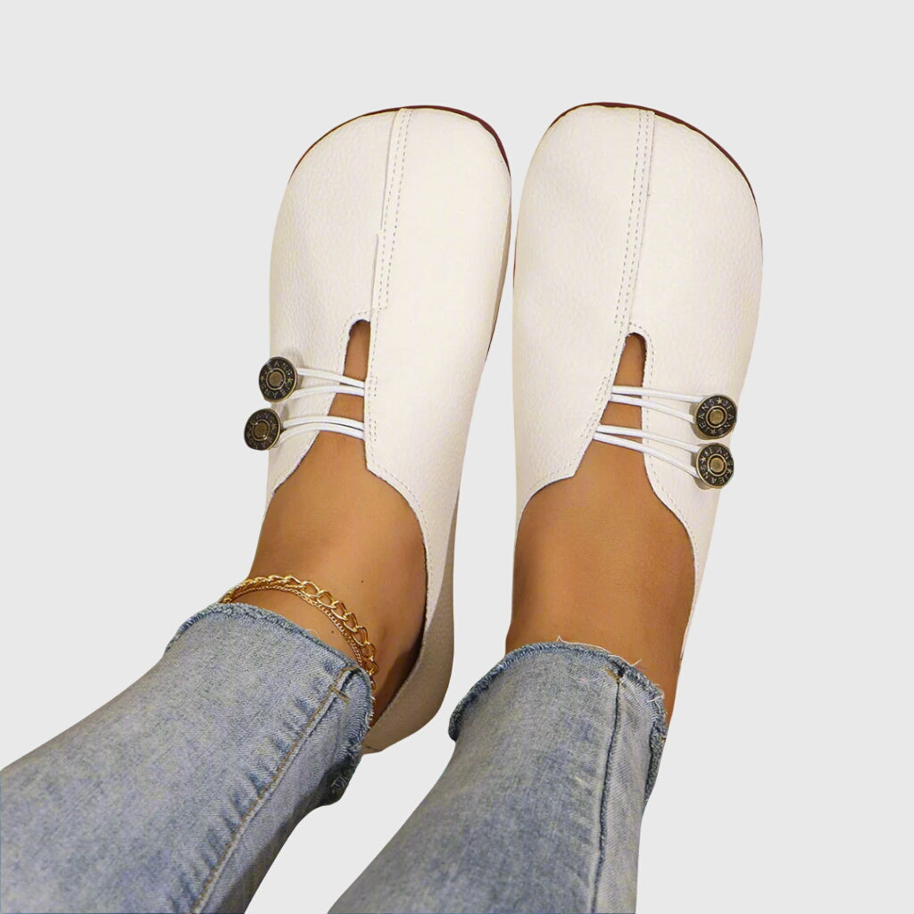 Ultra-comfortable women's flats, slip-on design with barefoot feel, great for walking & everyday style.