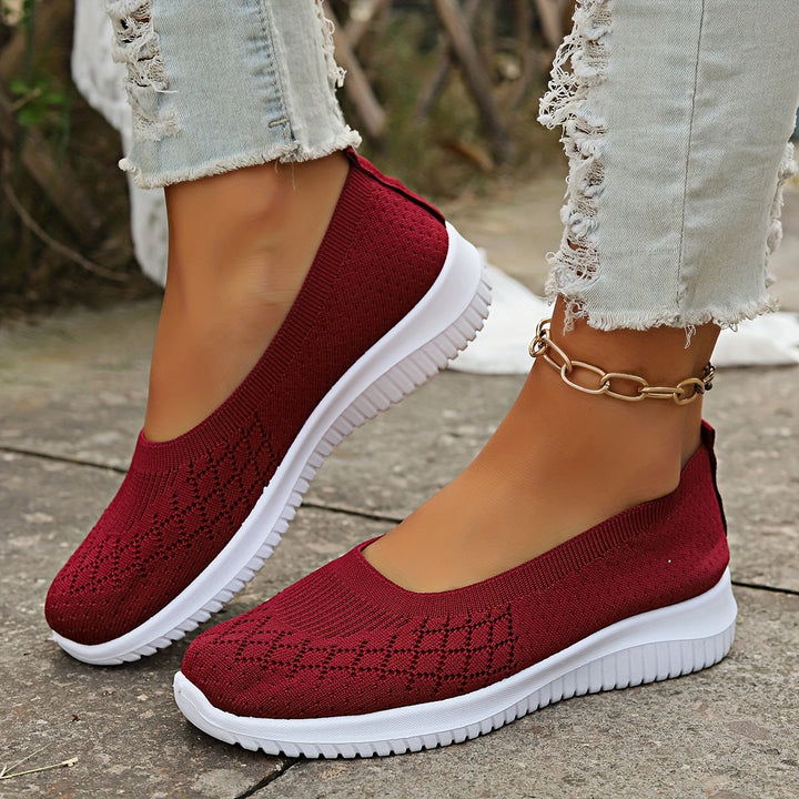 Easy wear women's slip-on shoes. Comfortable, stylish, and versatile casual footwear for everyday walking.
