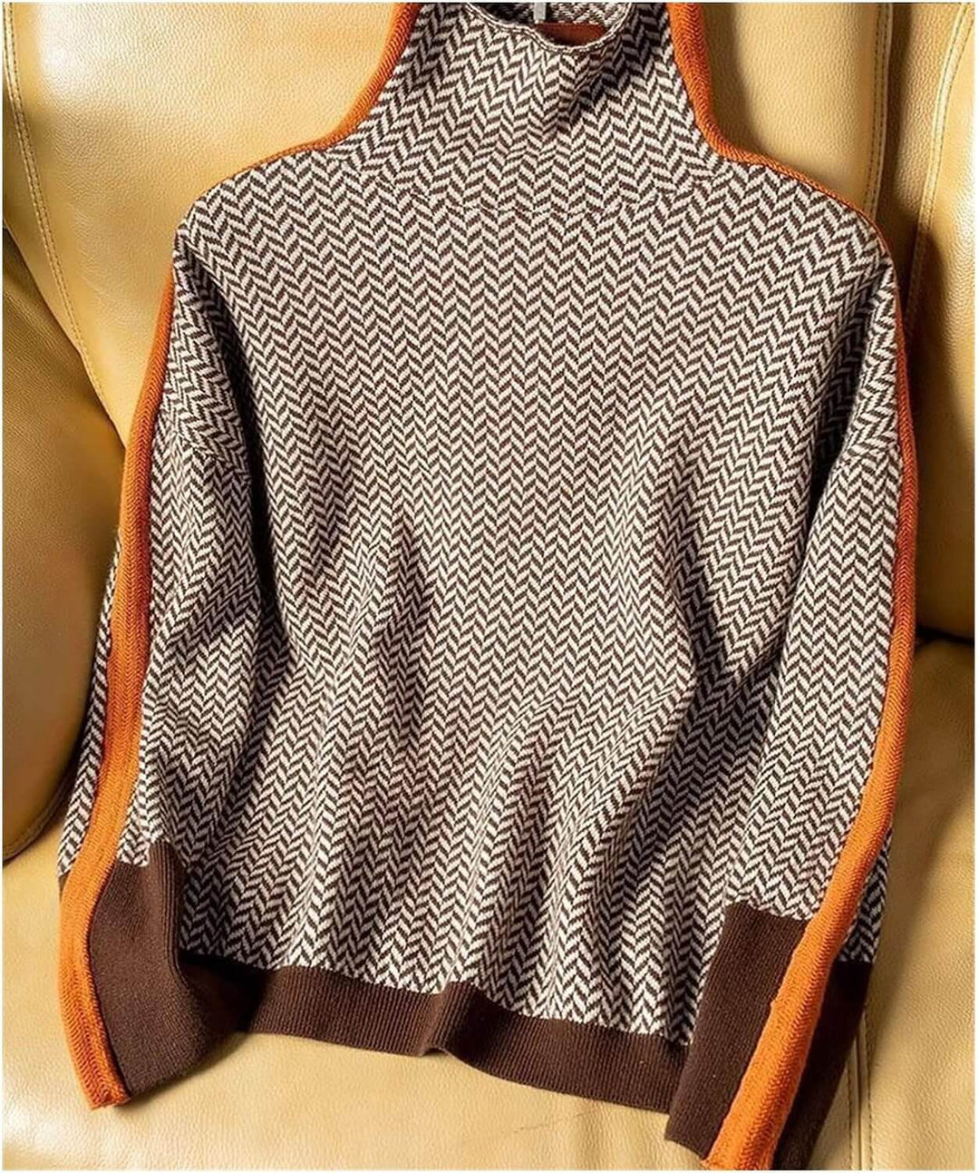 Amira women's long sleeve turtleneck sweater, a timeless piece for winter fashion and cozy comfort.