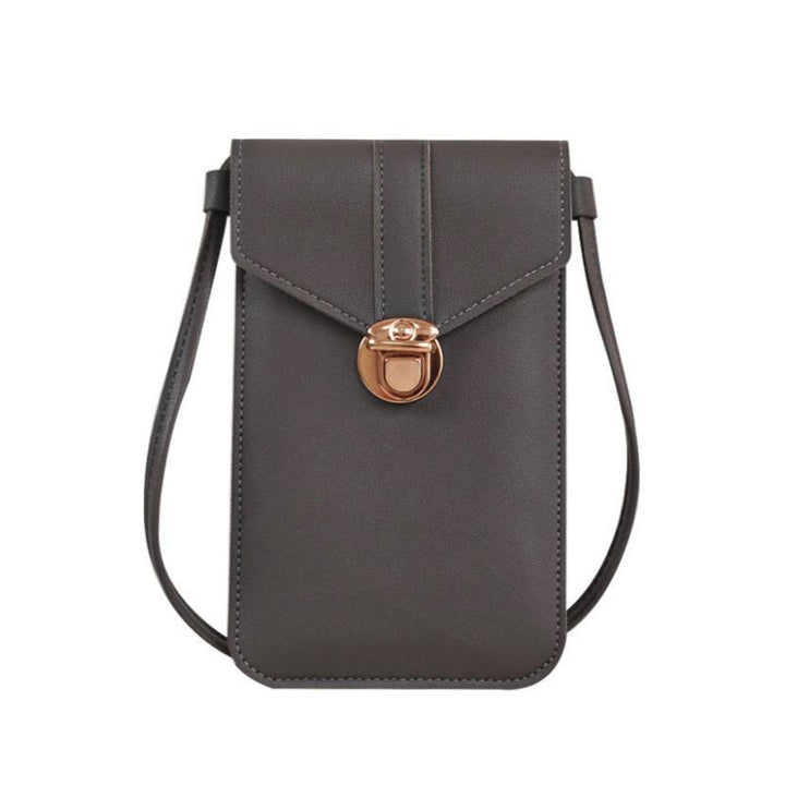 Women's small purse with phone holder &amp; touchscreen, versatile accessory for on-the-go lifestyles
