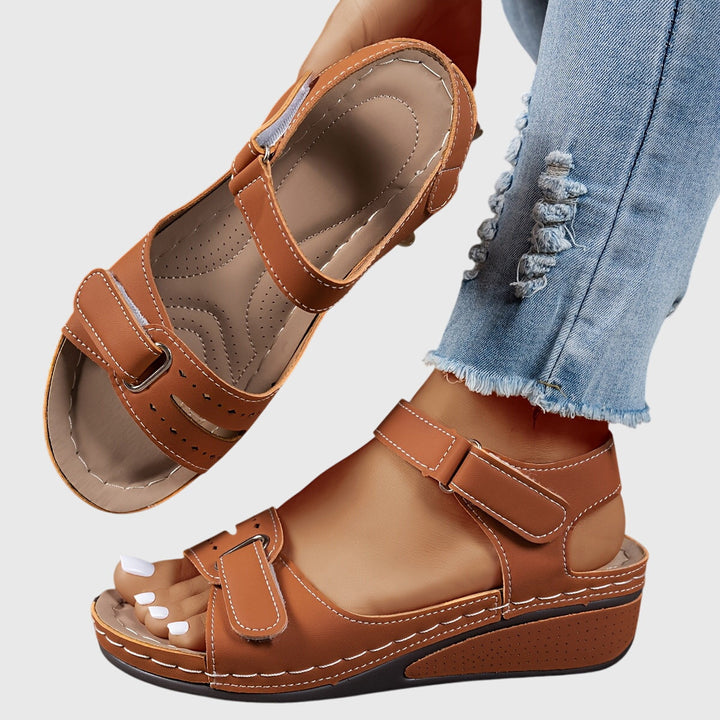 Elegant crystal slip-on sandals for women, offering orthopedic arch support and all-day comfort footwear.