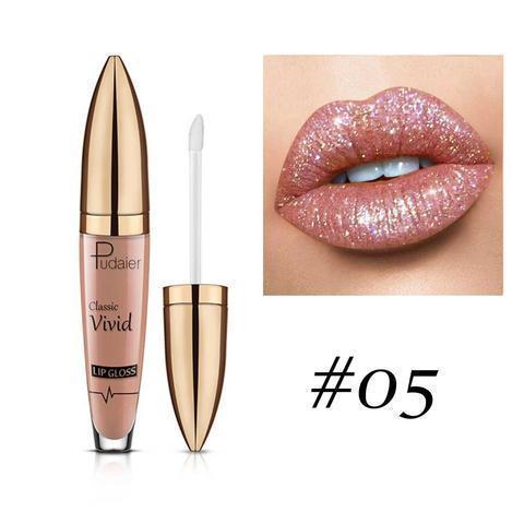 Diamond Sparkle Lip Gloss cap texture, elegant cosmetic detail, long-lasting shimmer beauty makeup