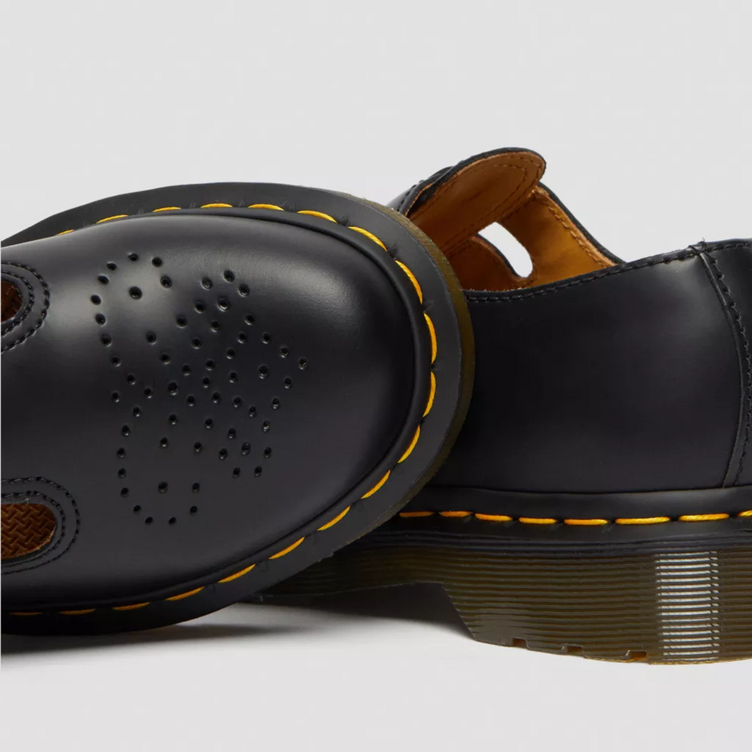 Versatile women's double buckle Mary Jane flats, offering edgy style and comfortable everyday footwear.
