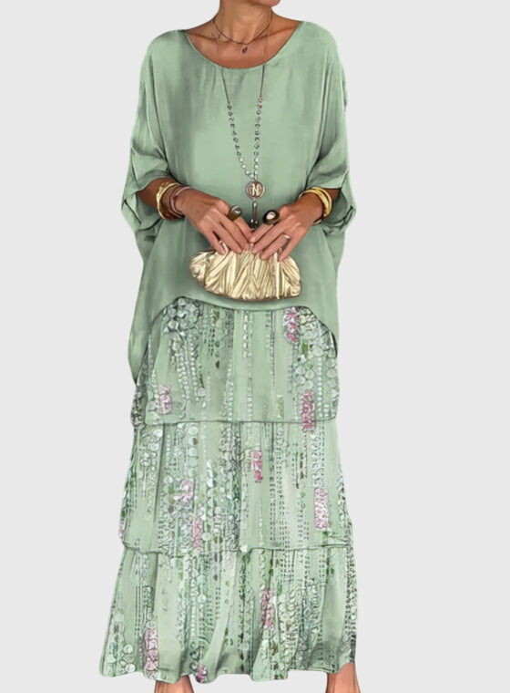 Women's elegant button-up maxi dress, versatile for formal parties & events.