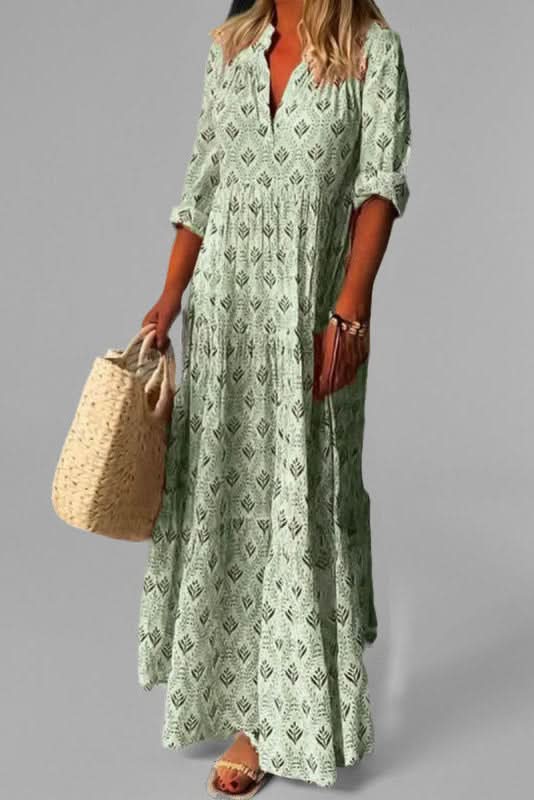 Elegant Tiered Maxi Dress for women, ideal for parties, occasions, or stylish casual outings.