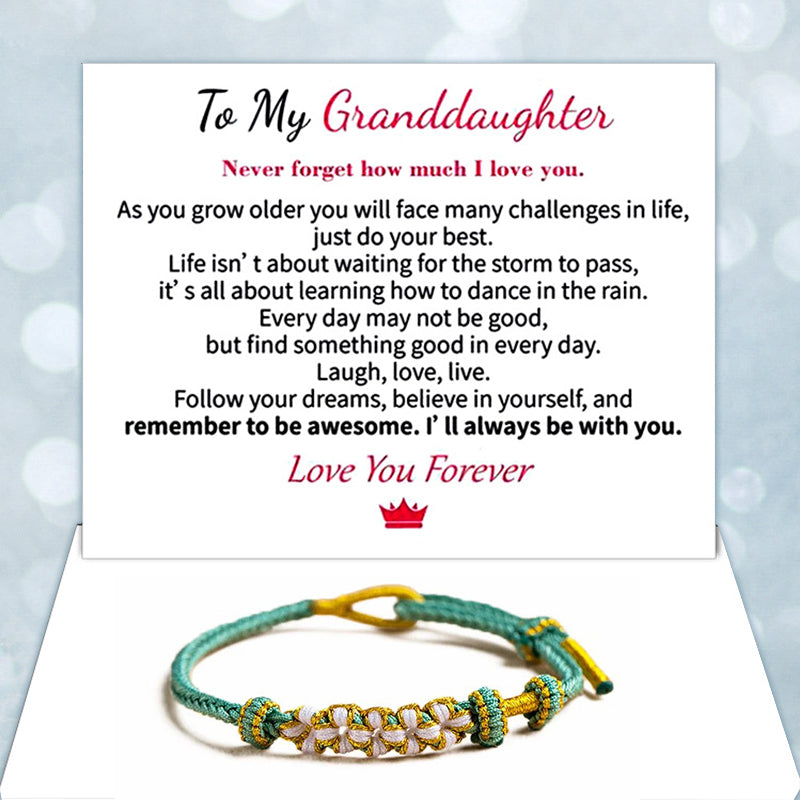 Close-up of a Grandmother & Granddaughter Knot Bracelet, highlighting the intricate knot detail