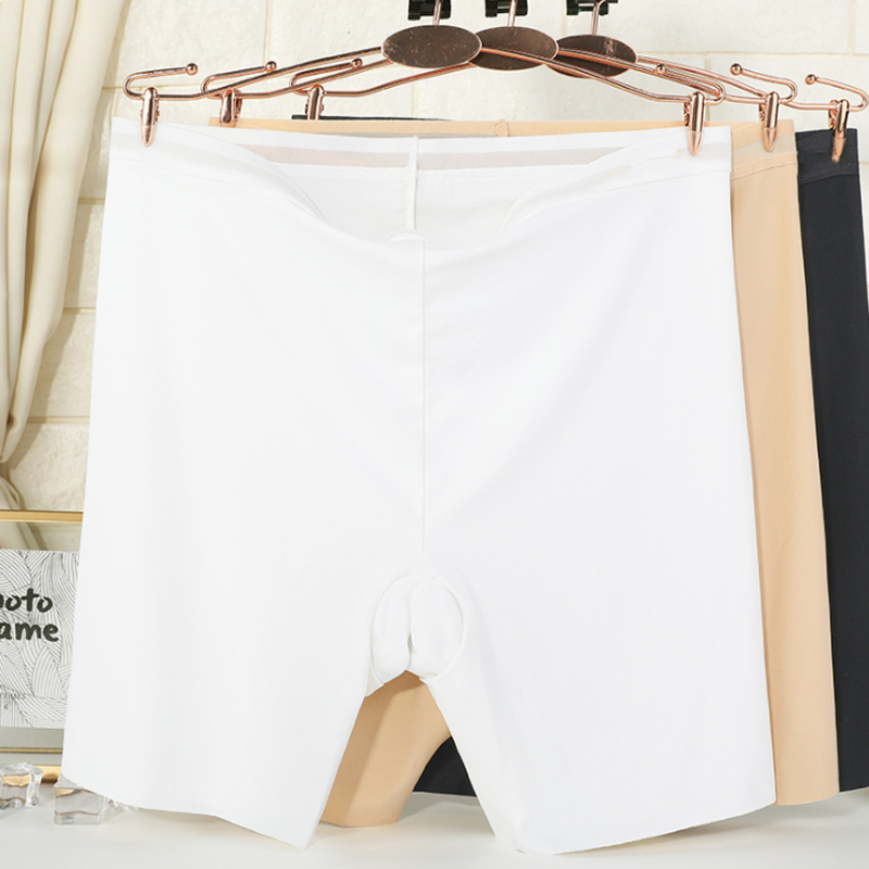 Women's breathable ice silk anti-chafe shorts in a range of sizes, offering thigh-saving comfort