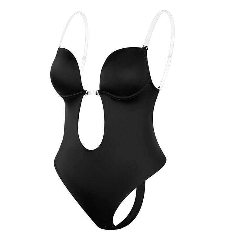 Achieve smooth looks with this invisible backless shaper bodysuit, women's seamless foundation wear.