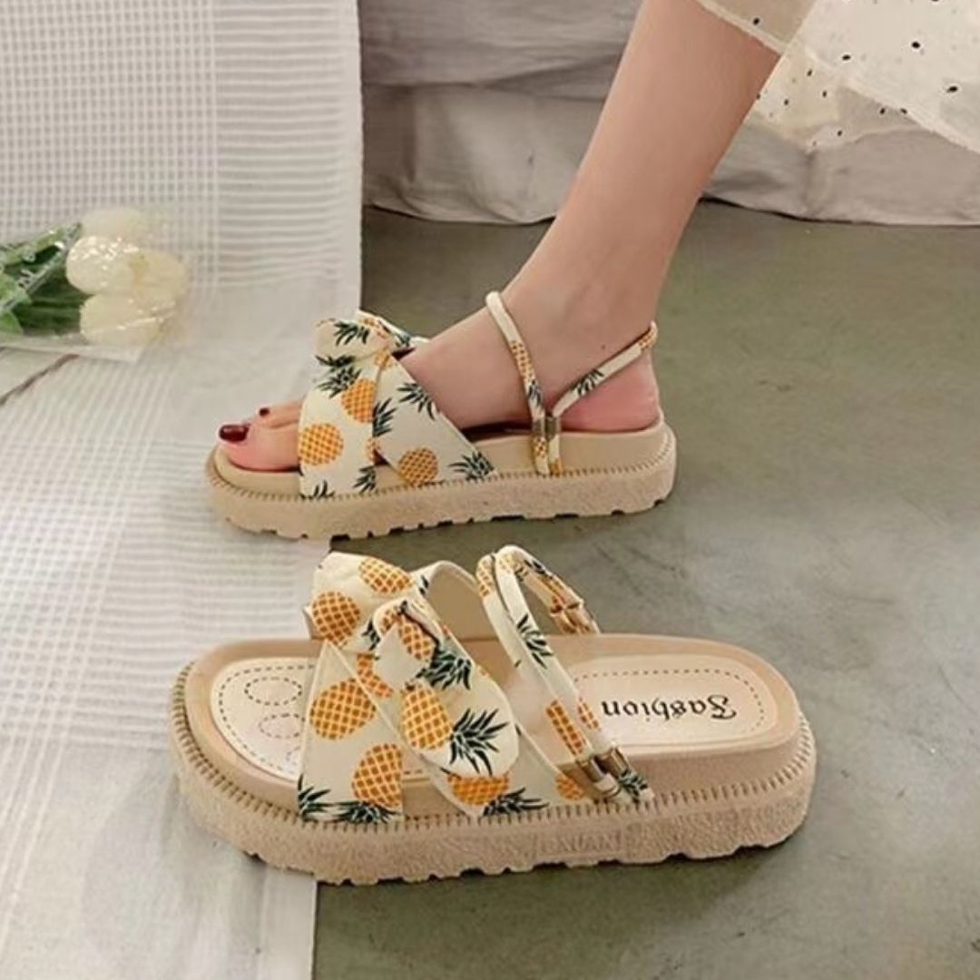 Comfortable Liana women's walking sandals. Stylish summer footwear with open-toe design, perfect for sunny days.