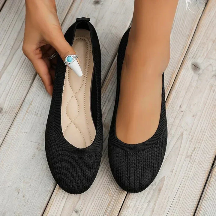Women's orthopedic comfort ballerinas for all-day support, perfect for foot health & pain relief.