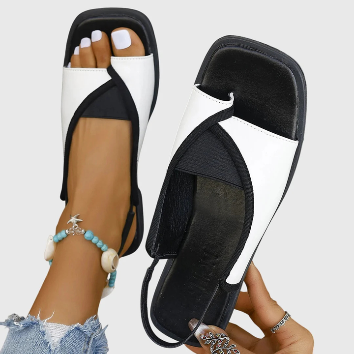 Women's orthopedic comfort sandals for summer, offering foot support. Ideal for walking & casual wear.