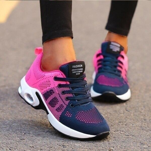 Women's orthopedic running shoes, perfect for wide & narrow feet, offering ultimate comfort & pain relief.