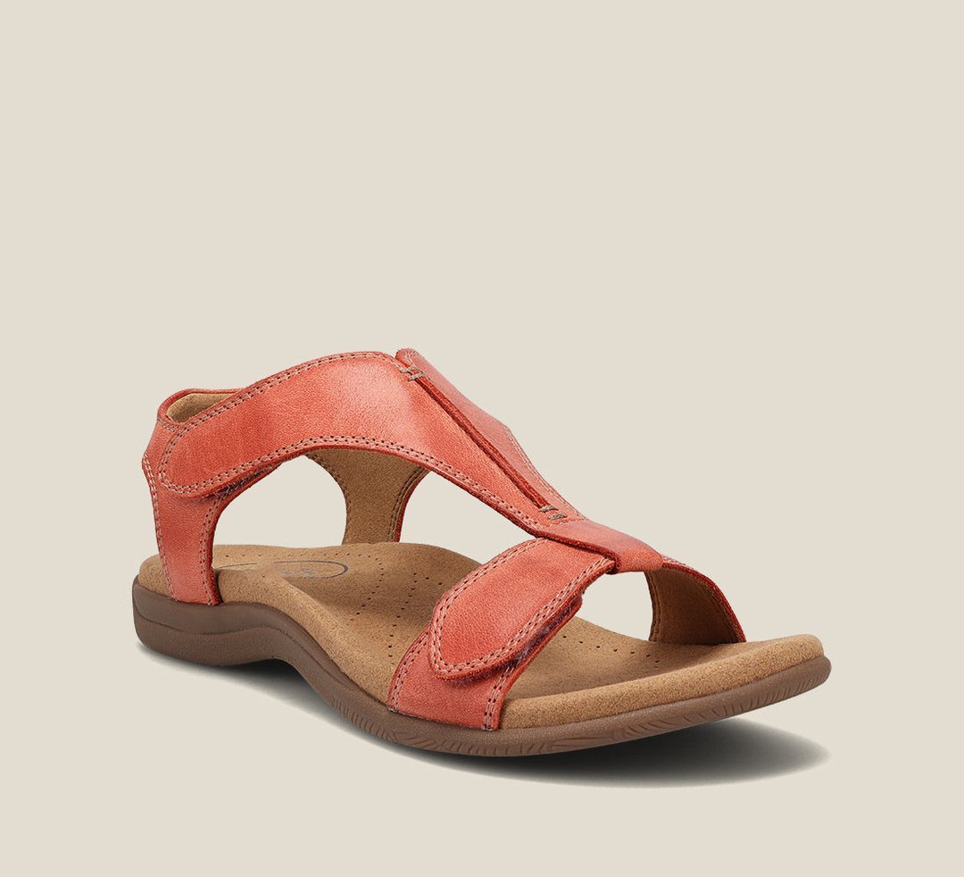 Women's orthopedic sandals with cushioned open-toe design for ultimate comfort & arch support.