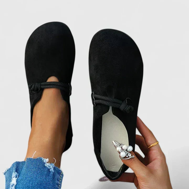 Elegant women's slip-on loafers, orthopedic and cushioned for casual or dressy all-day comfort.