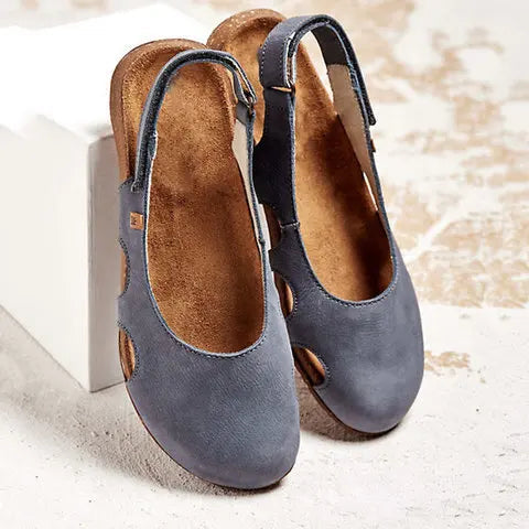 Comfortable women's walking sandals featuring orthopedic arch support and stylish design for all-day wear.