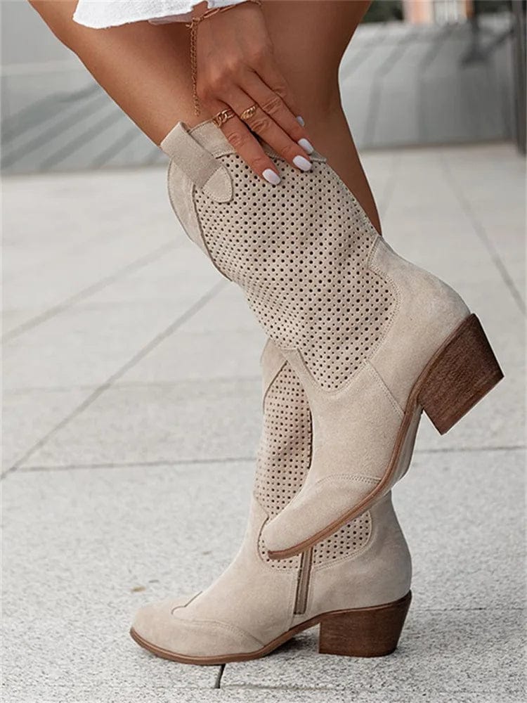 Supportive women's western ankle boots; orthopedic design ensures comfort & chic style.