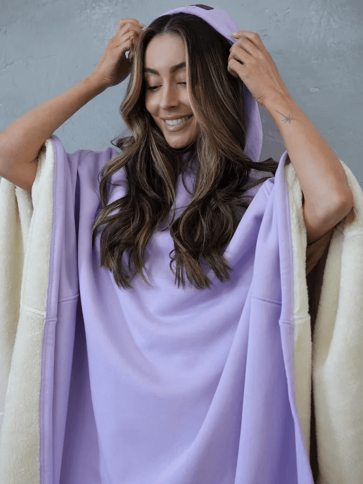 Premium women's oversized calming hoodie, designed for ultimate comfort and coziness.