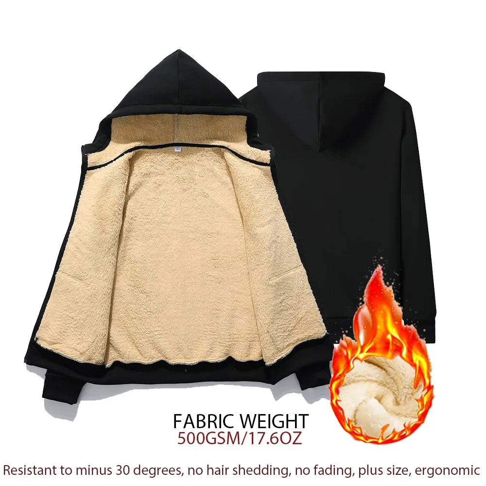 Women's hooded plus-size winter jacket, ideal fall outerwear. Fleece-lined for ultimate warmth & cold protection.