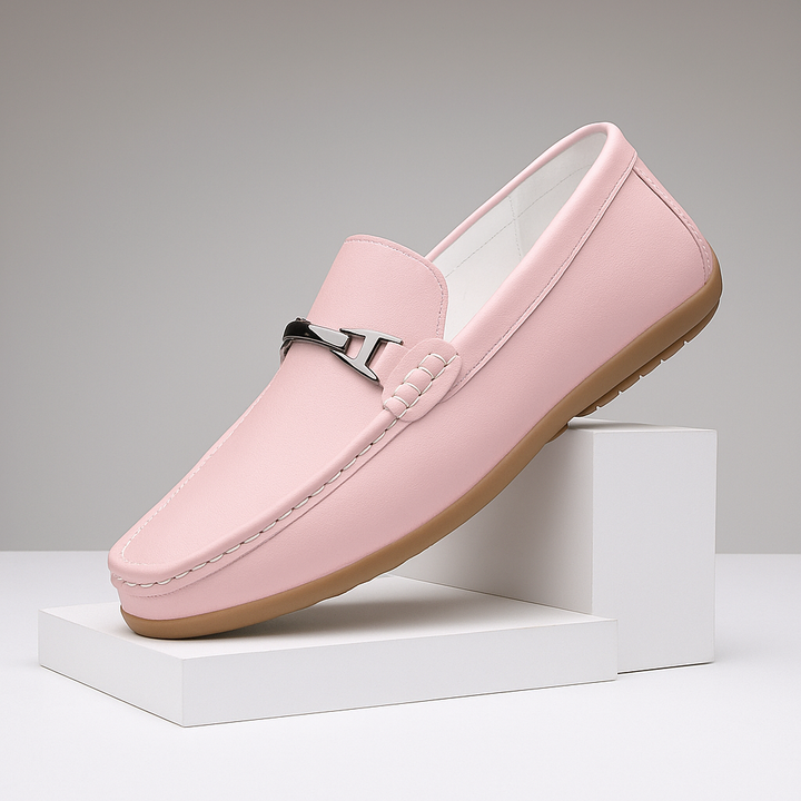 Women's casual leather loafers, a comfortable and chic footwear option for everyday