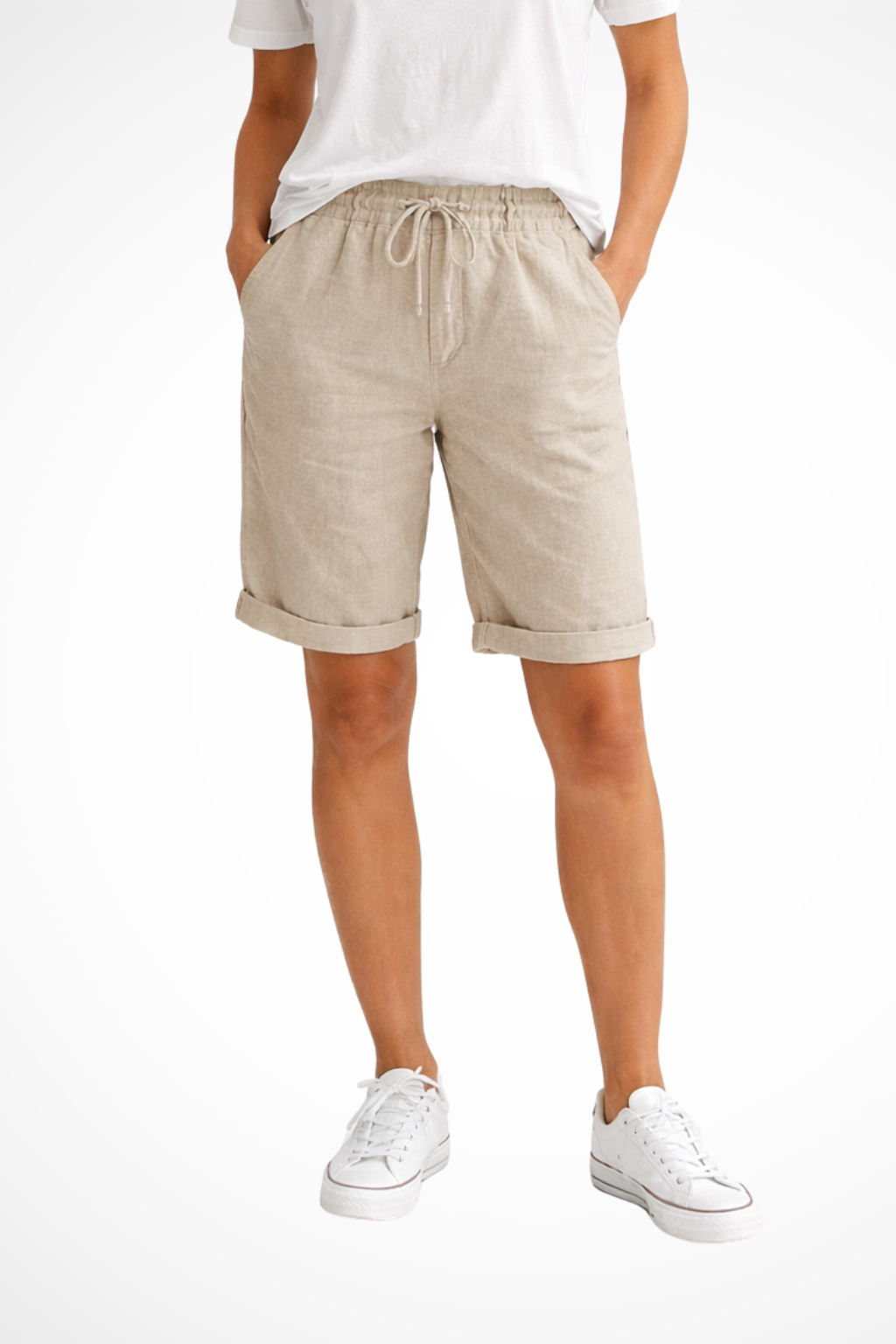 Women's relaxed fit capri shorts for ultimate comfort. Ideal for casual summer wear & everyday style.