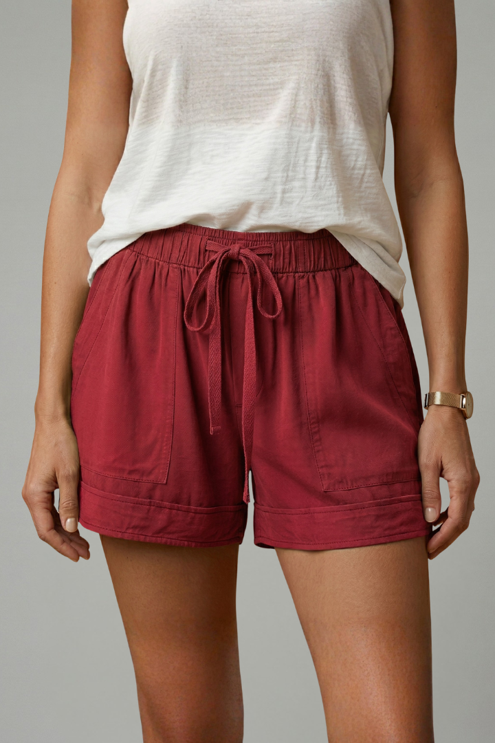 Breathable women's summer shorts, great for active or relaxed days.