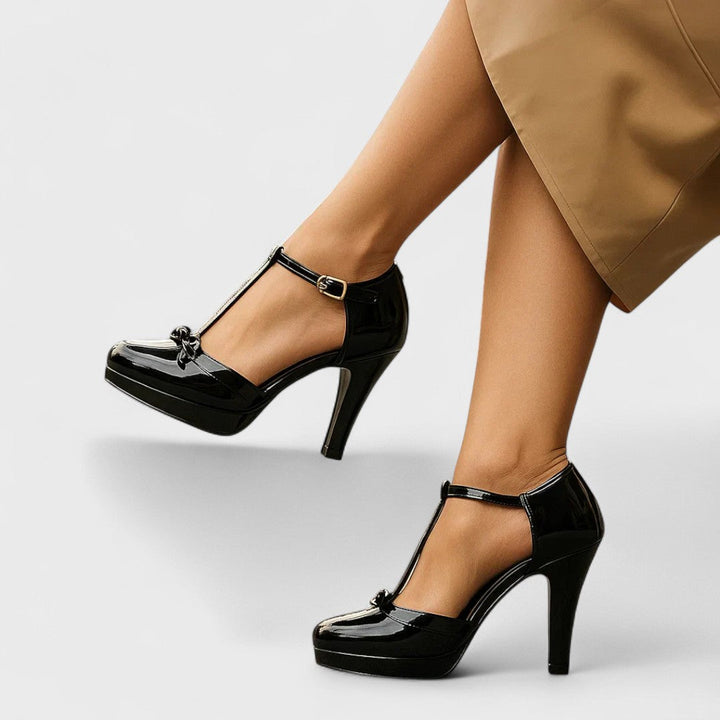 Fashion-forward women's orthopedic heels, offering stylish elevation and incredible walking comfort.