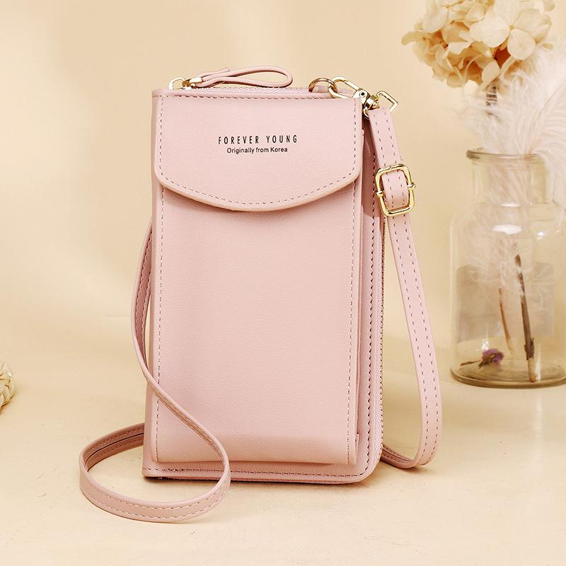 Women's stylish wallet: a compact crossbody design, available in multiple color options