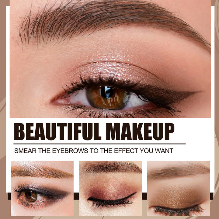 Waterproof Eyebrow Stamp Kit: brow powder, brush, and stencils for salon-quality results